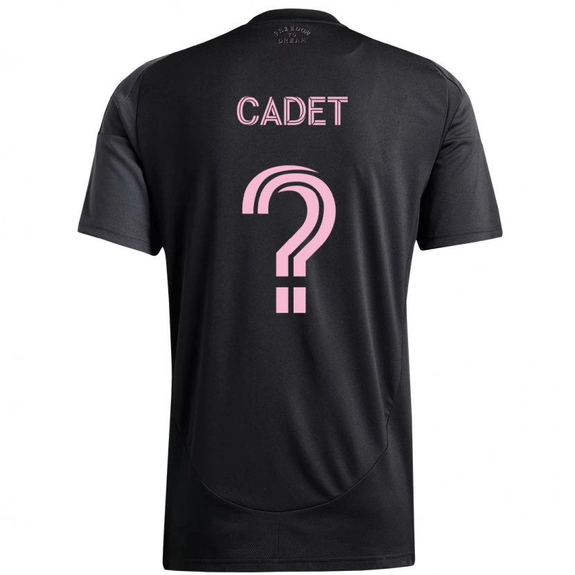 Danxen Mænd Zidane Cadet #0 Pink Sort Udebane Spillertrøjer 2025/26 Trøje T-Shirt