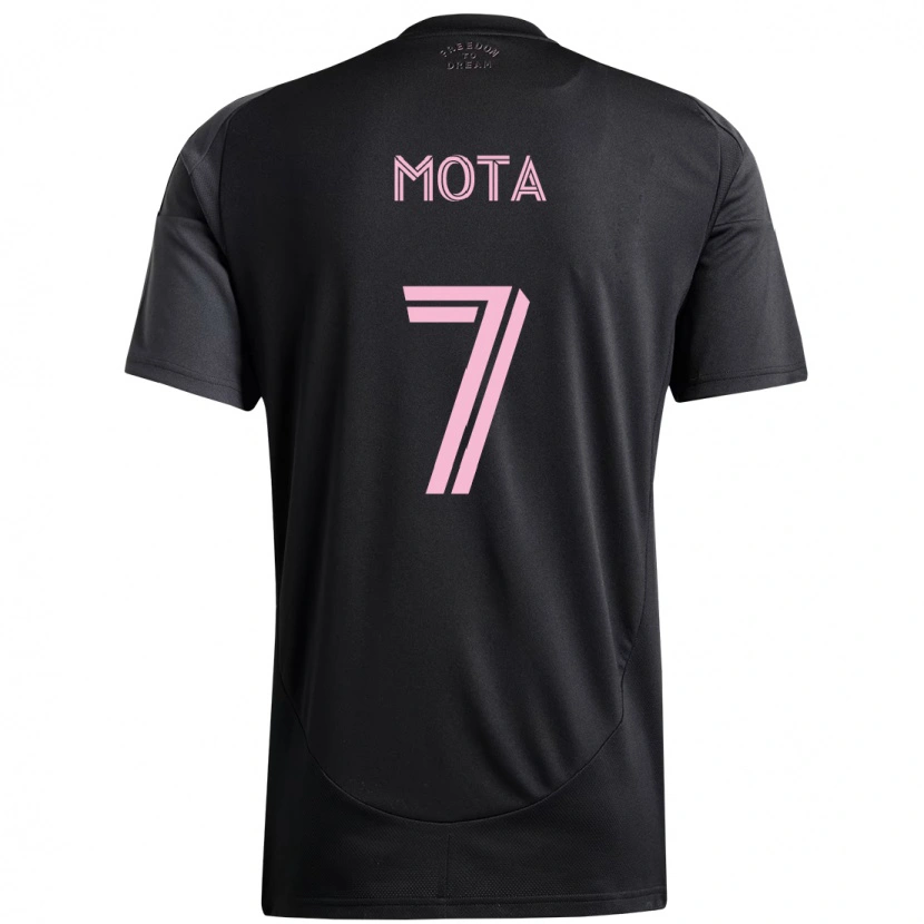 Danxen Mænd Jean Mota #7 Pink Sort Udebane Spillertrøjer 2025/26 Trøje T-Shirt