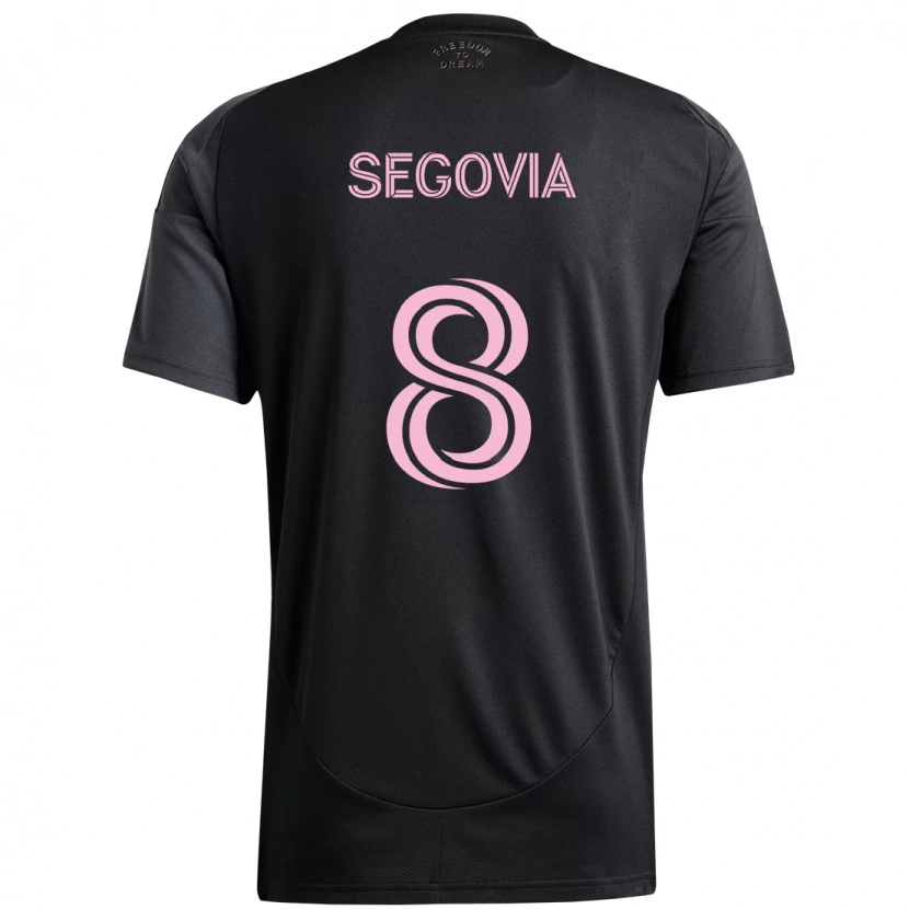Danxen Mænd Telasco Segovia #8 Pink Sort Udebane Spillertrøjer 2025/26 Trøje T-Shirt