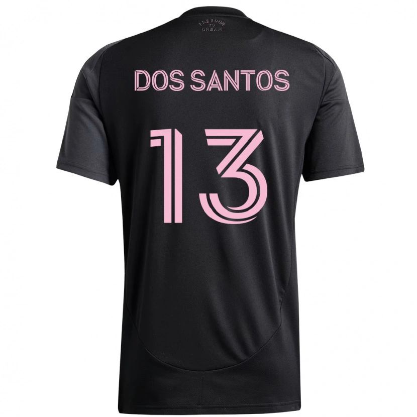 Danxen Mænd Cj Dos Santos #13 Pink Sort Udebane Spillertrøjer 2025/26 Trøje T-Shirt