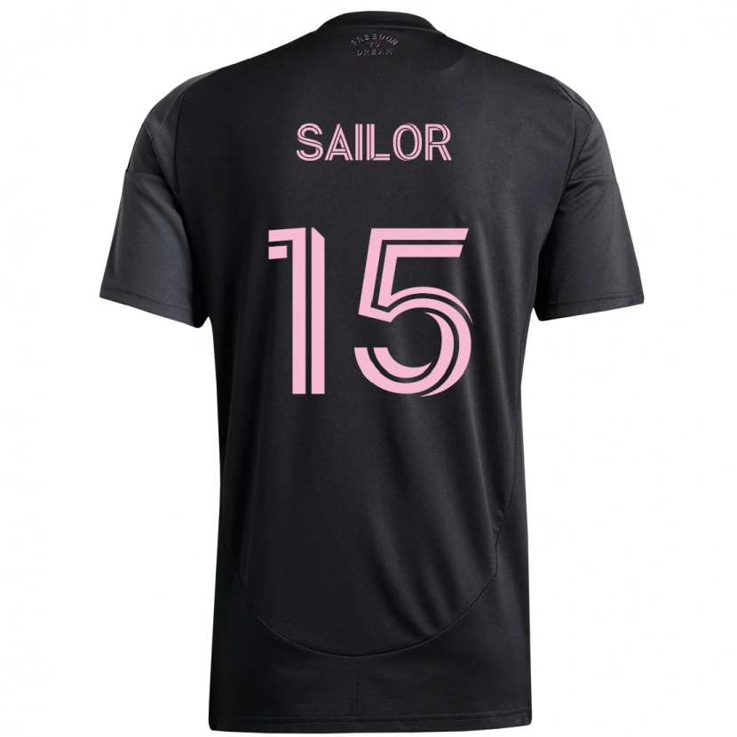 Danxen Mænd Ryan Sailor #15 Pink Sort Udebane Spillertrøjer 2025/26 Trøje T-Shirt
