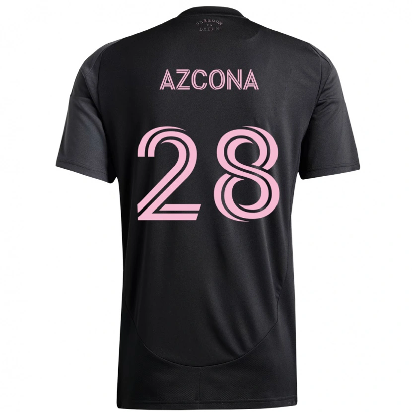 Danxen Mænd Edison Azcona #28 Pink Sort Udebane Spillertrøjer 2025/26 Trøje T-Shirt