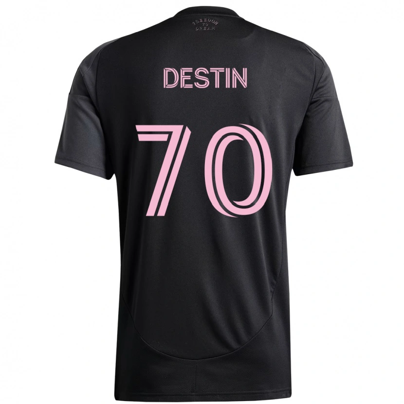 Danxen Mænd Bryan Destin #70 Pink Sort Udebane Spillertrøjer 2025/26 Trøje T-Shirt