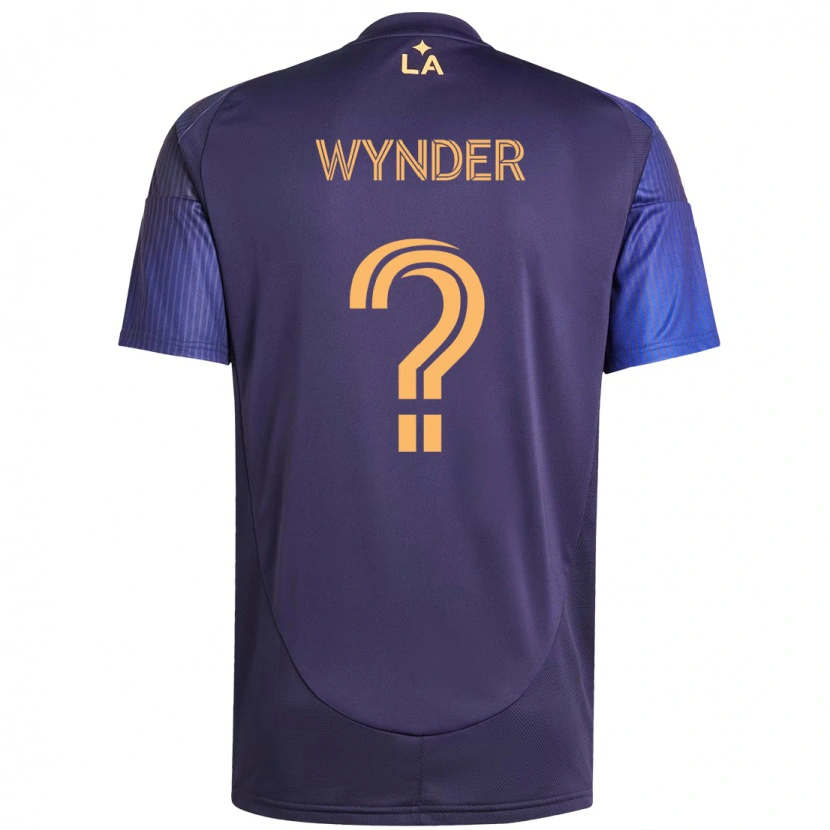 Danxen Mænd Elijah Wynder #0 Hvid Gul Udebane Spillertrøjer 2025/26 Trøje T-Shirt