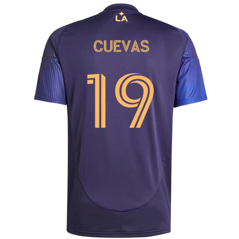 Danxen Mænd Mauricio Cuevas #19 Hvid Gul Udebane Spillertrøjer 2025/26 Trøje T-Shirt