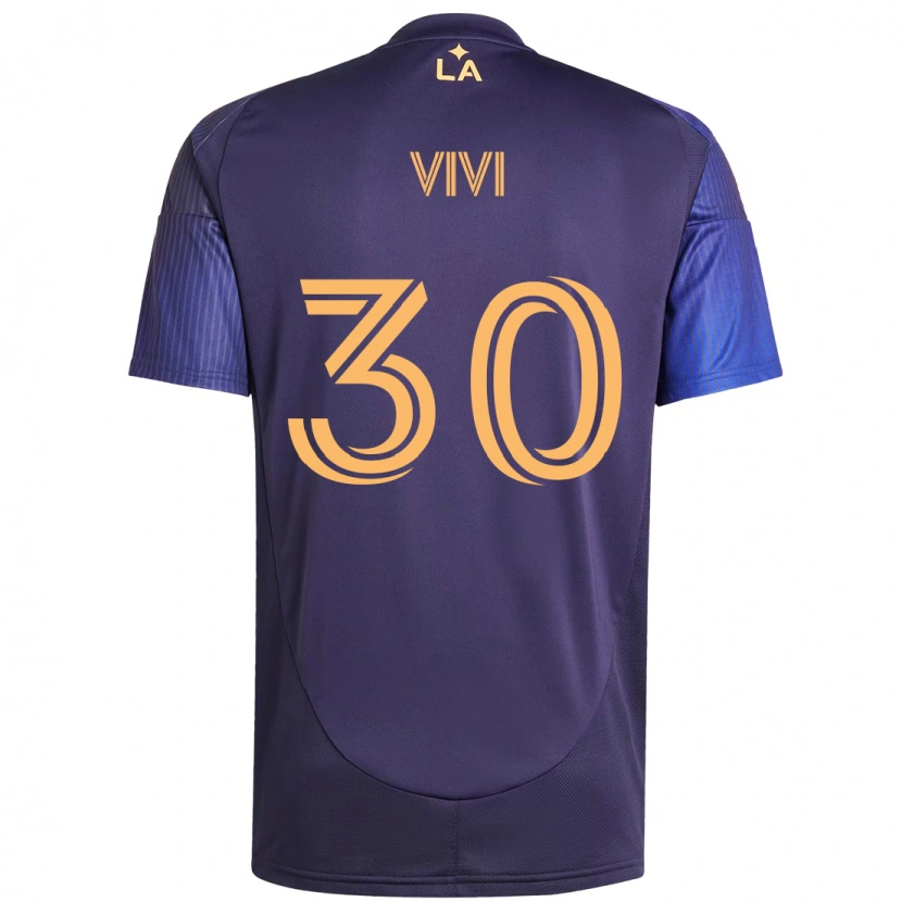 Danxen Mænd Gino Vivi #30 Hvid Gul Udebane Spillertrøjer 2025/26 Trøje T-Shirt