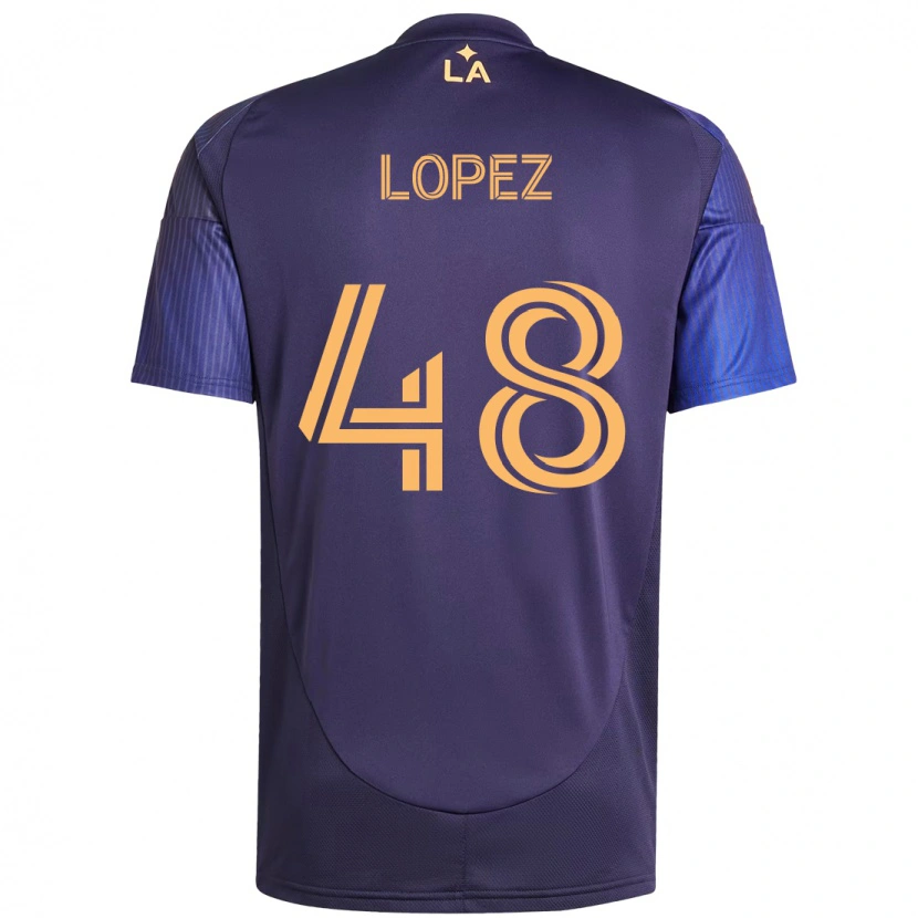 Danxen Mænd Diego López #48 Hvid Gul Udebane Spillertrøjer 2025/26 Trøje T-Shirt