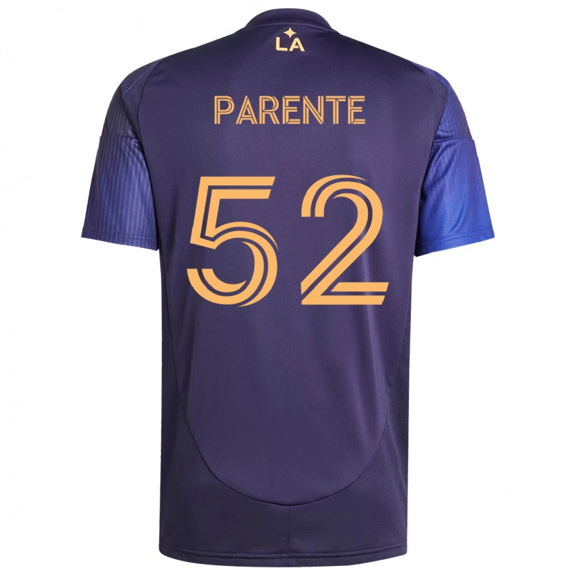 Danxen Mænd Isaiah Parente #52 Hvid Gul Udebane Spillertrøjer 2025/26 Trøje T-Shirt