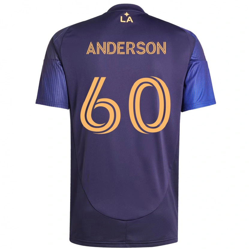 Danxen Mænd Nolan Anderson #60 Hvid Gul Udebane Spillertrøjer 2025/26 Trøje T-Shirt