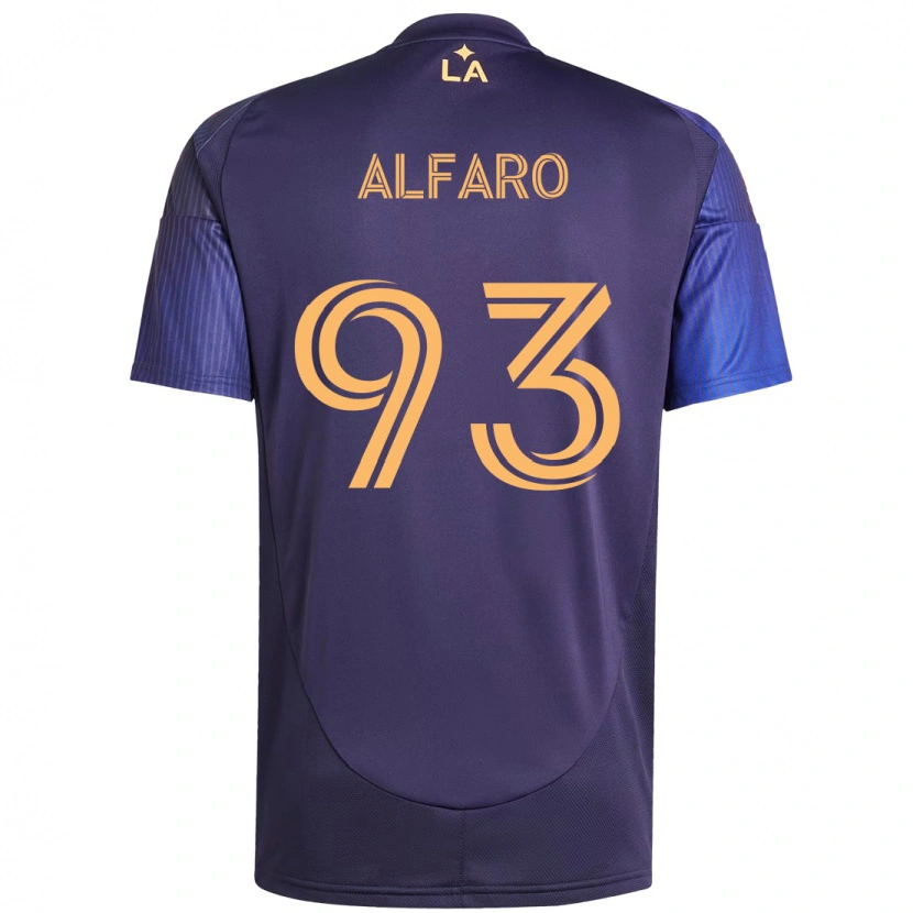 Danxen Mænd Tony Alfaro #93 Hvid Gul Udebane Spillertrøjer 2025/26 Trøje T-Shirt