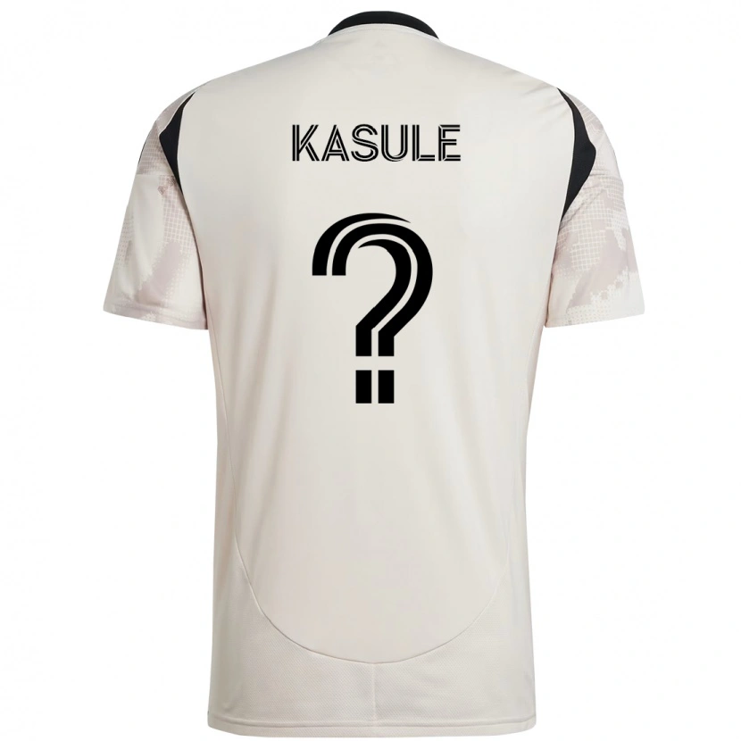 Danxen Mænd Ibrahim Kasule #0 Rød Sort Udebane Spillertrøjer 2025/26 Trøje T-Shirt