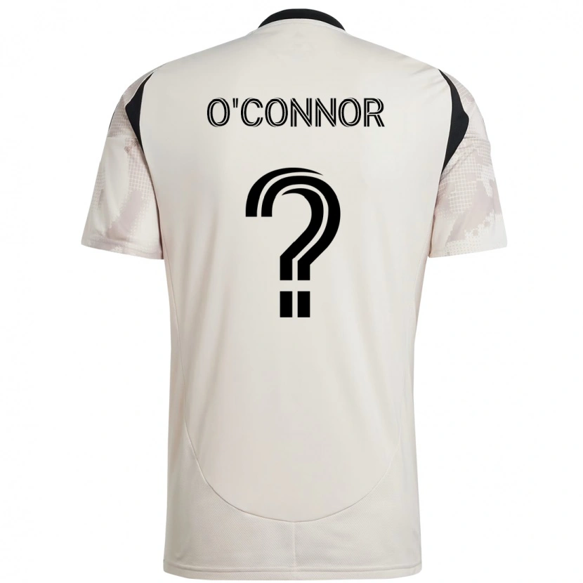 Danxen Mænd Aidan O'connor #0 Rød Sort Udebane Spillertrøjer 2025/26 Trøje T-Shirt