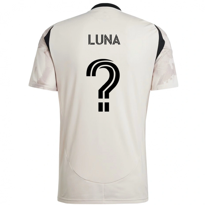 Danxen Mænd Erick Luna #0 Rød Sort Udebane Spillertrøjer 2025/26 Trøje T-Shirt