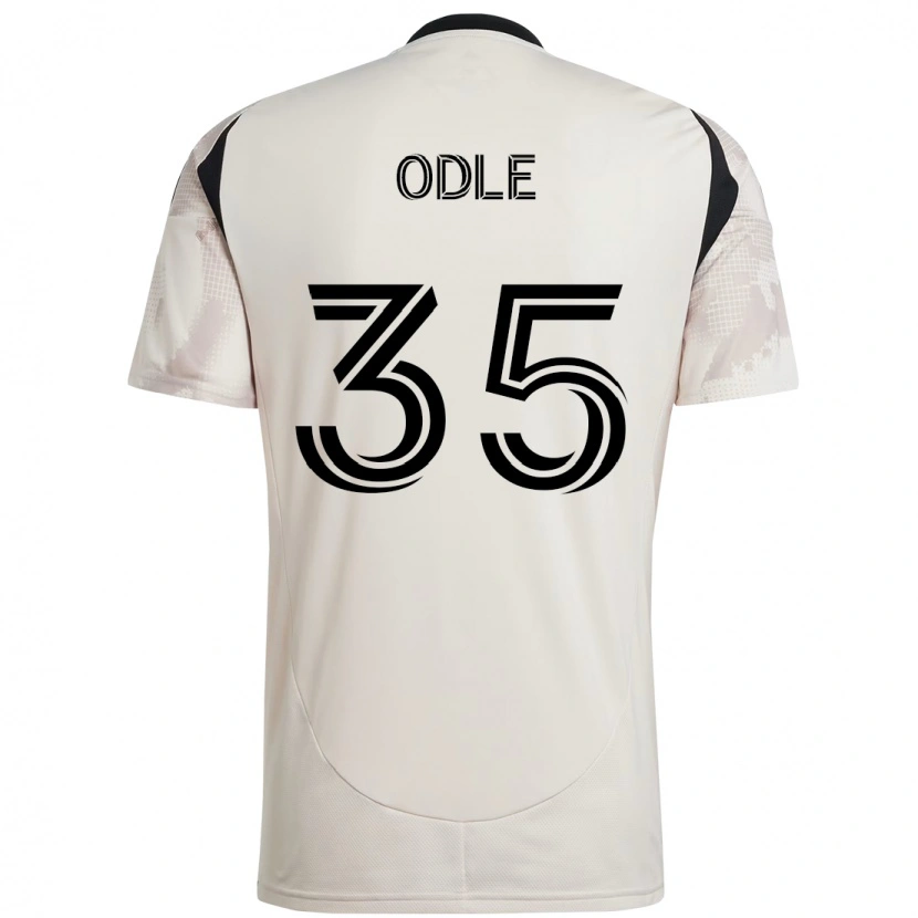 Danxen Mænd Dallas Odle #35 Rød Sort Udebane Spillertrøjer 2025/26 Trøje T-Shirt