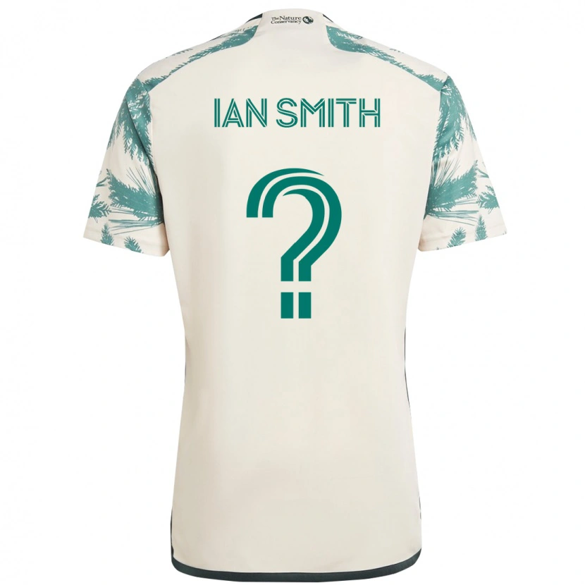 Danxen Mænd Ian Smith #0 Sort Brun Udebane Spillertrøjer 2025/26 Trøje T-Shirt