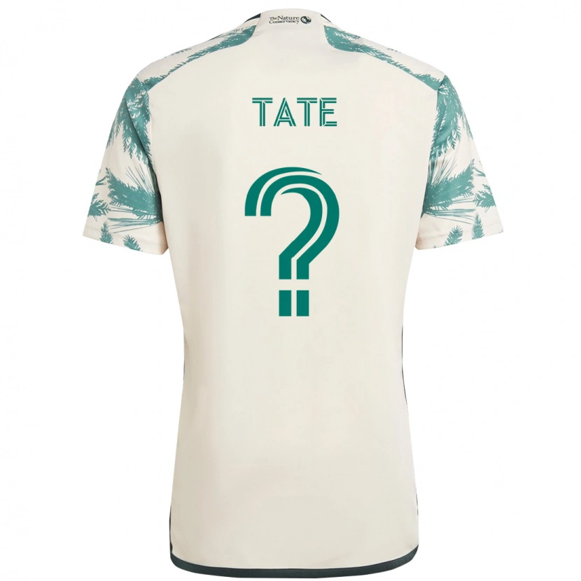 Danxen Mænd Hudson Tate #0 Sort Brun Udebane Spillertrøjer 2025/26 Trøje T-Shirt