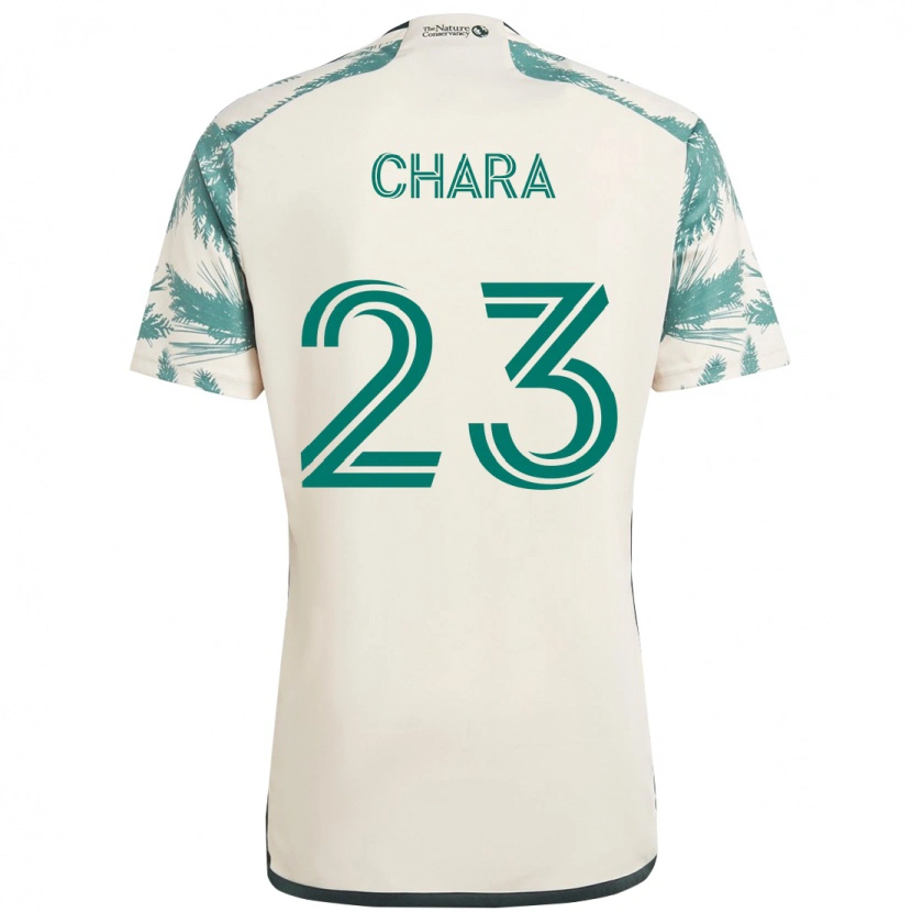 Danxen Mænd Yimmi Chará #23 Sort Brun Udebane Spillertrøjer 2025/26 Trøje T-Shirt