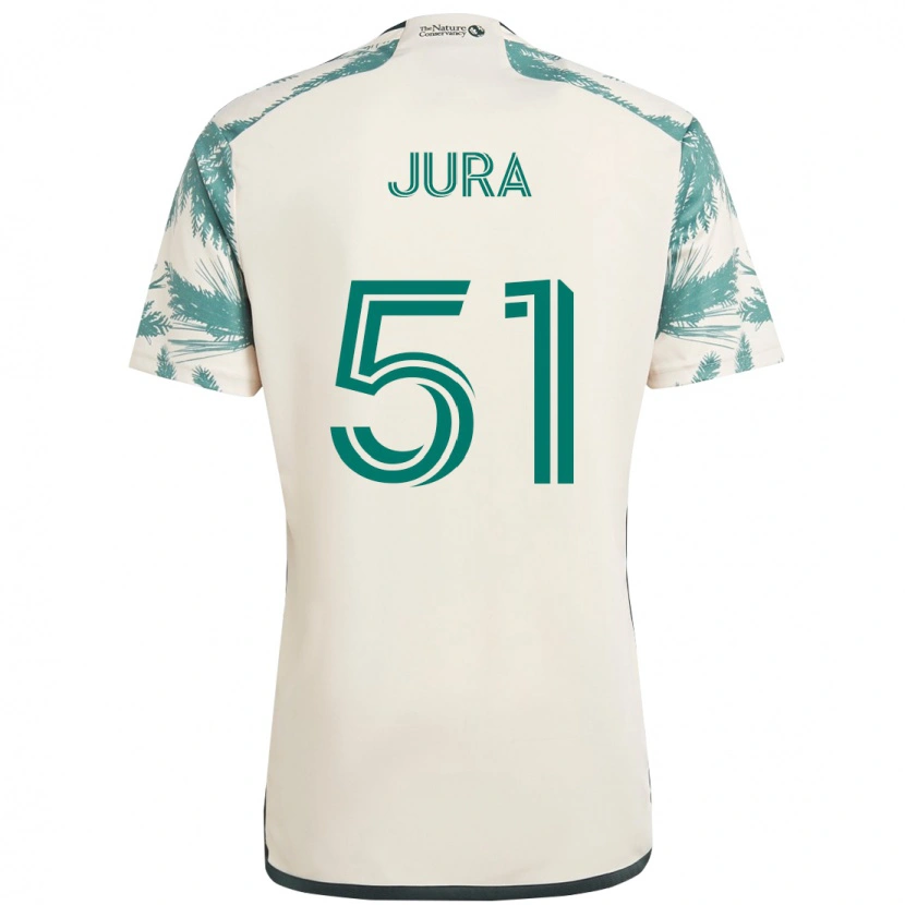 Danxen Mænd Sawyer Jura #51 Sort Brun Udebane Spillertrøjer 2025/26 Trøje T-Shirt