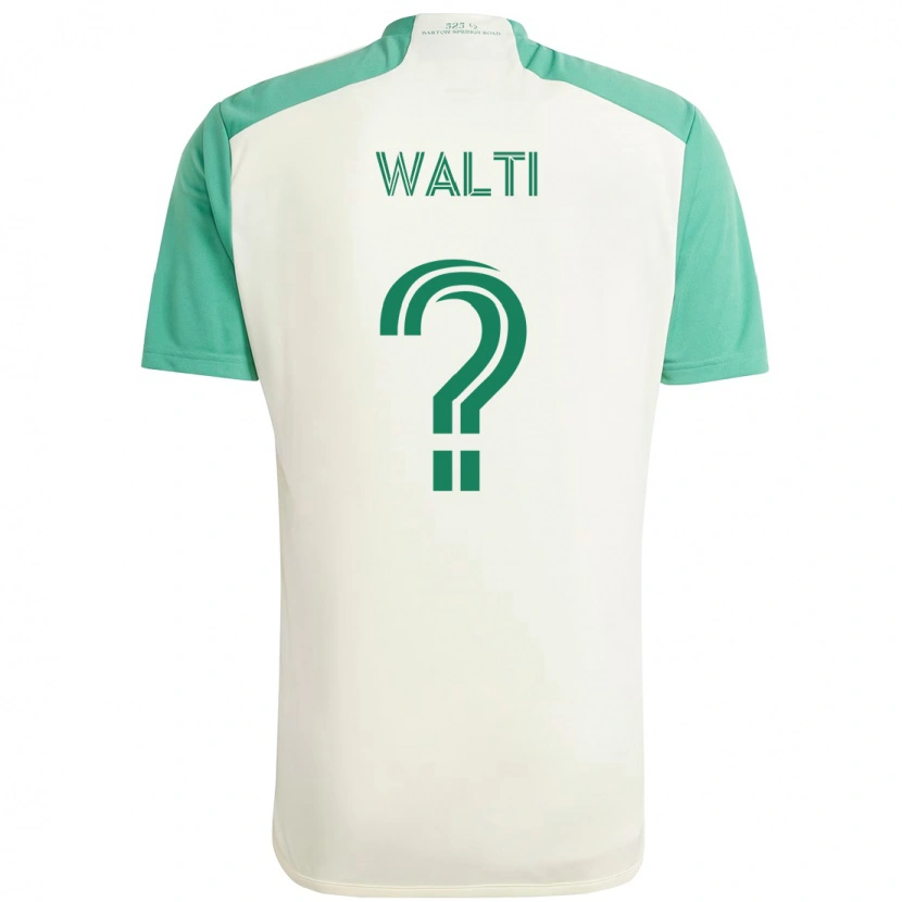Danxen Mænd Jackson Wälti #0 Grøn Sort Udebane Spillertrøjer 2025/26 Trøje T-Shirt