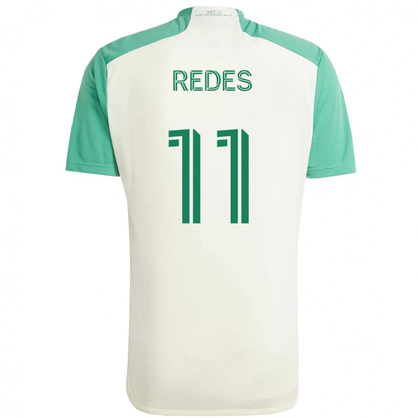 Danxen Mænd Rodney Redes #11 Grøn Sort Udebane Spillertrøjer 2025/26 Trøje T-Shirt