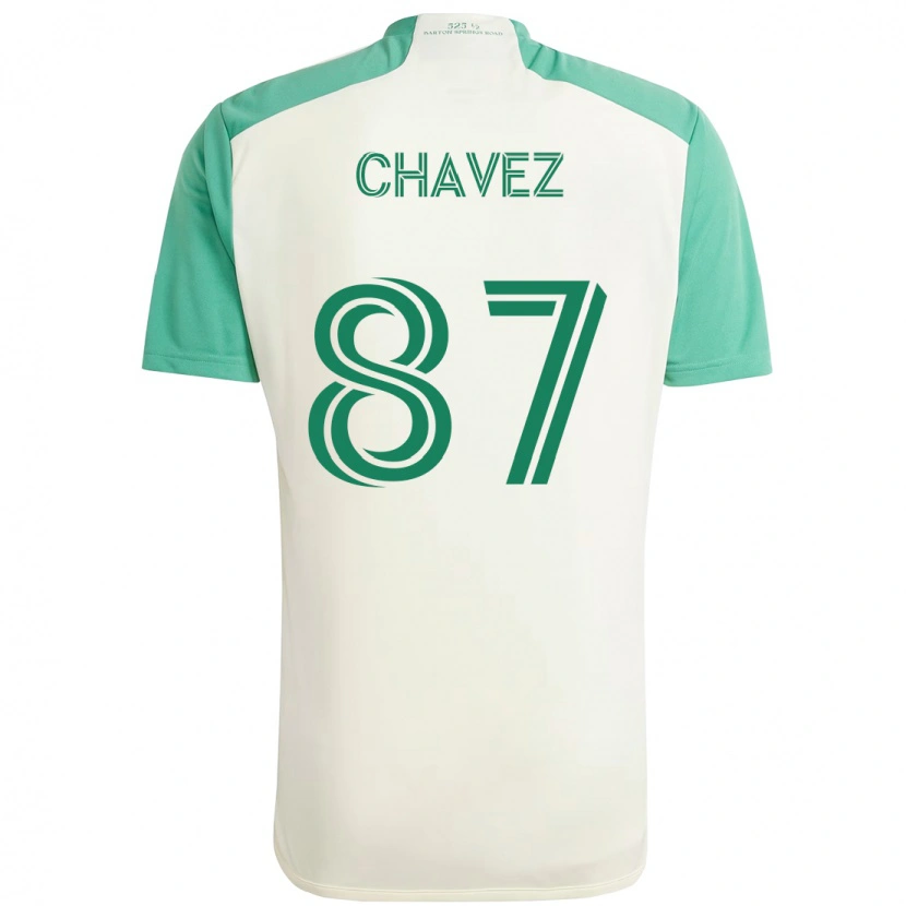 Danxen Mænd Alfonso Ocampo-Chávez #87 Grøn Sort Udebane Spillertrøjer 2025/26 Trøje T-Shirt