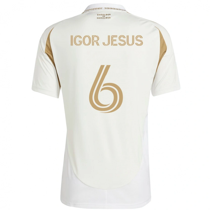 Danxen Mænd Igor Jesus #6 Sort Brun Udebane Spillertrøjer 2025/26 Trøje T-Shirt