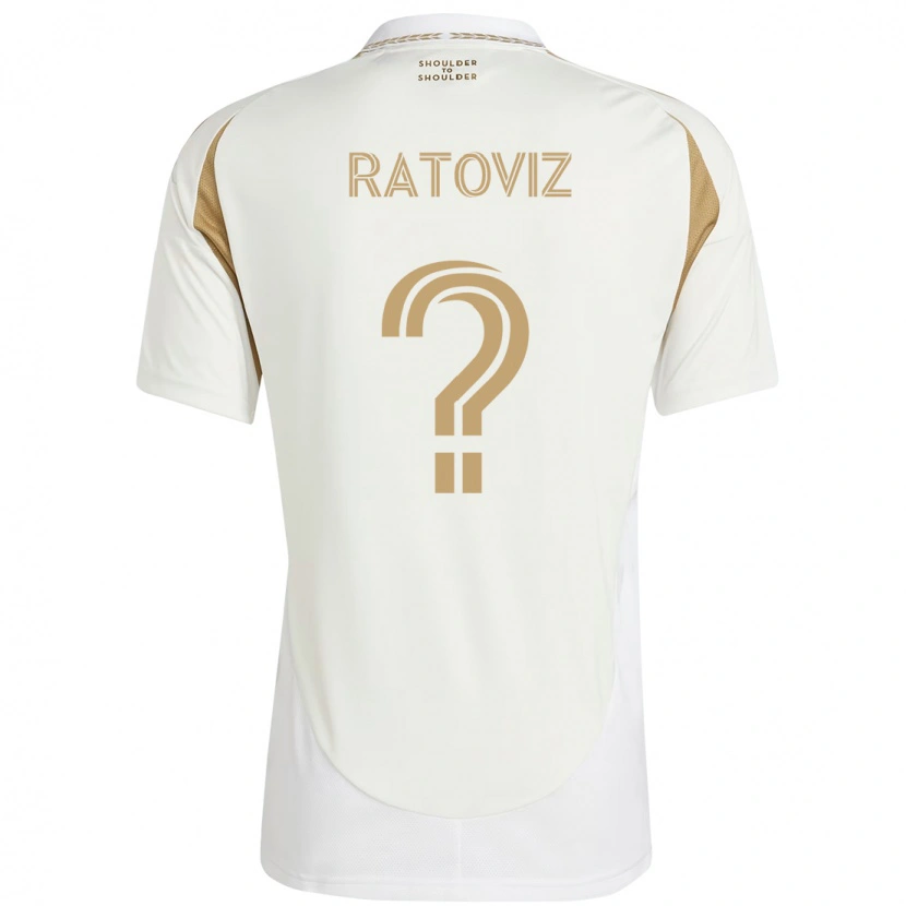 Danxen Mænd Tamir Ratoviz #0 Sort Brun Udebane Spillertrøjer 2025/26 Trøje T-Shirt