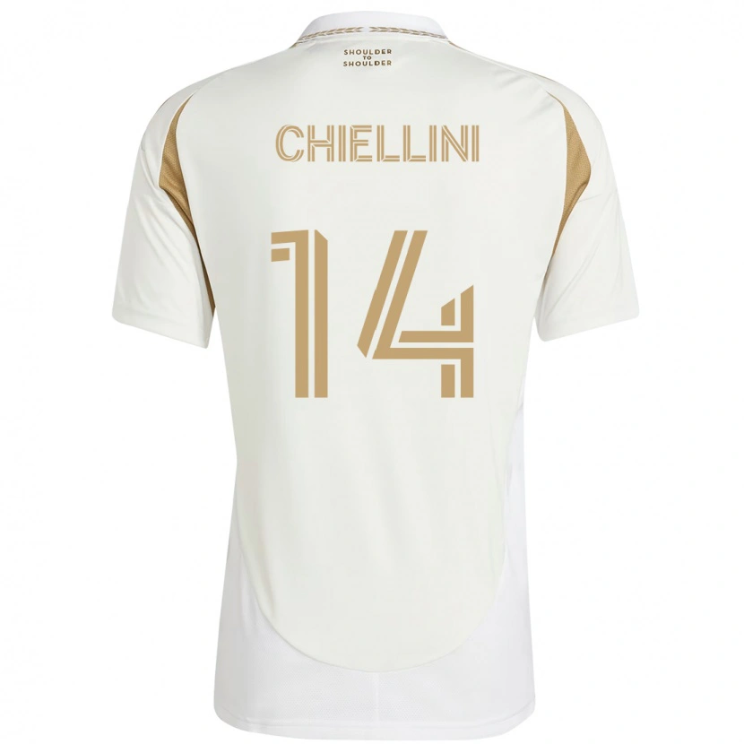 Danxen Mænd Giorgio Chiellini #14 Sort Brun Udebane Spillertrøjer 2025/26 Trøje T-Shirt