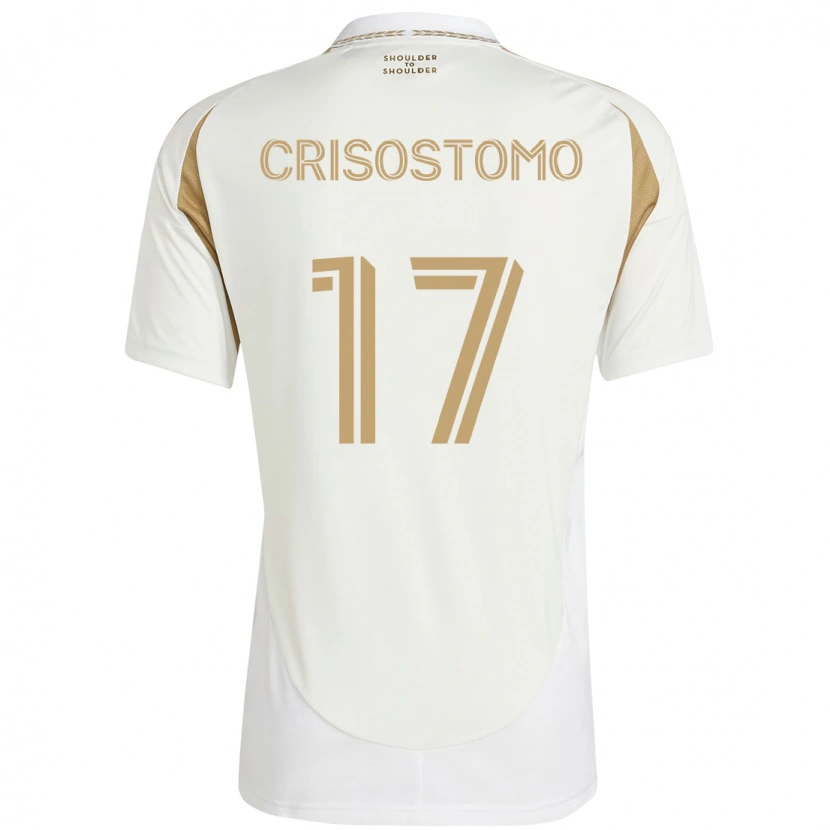 Danxen Mænd Danny Crisostomo #17 Sort Brun Udebane Spillertrøjer 2025/26 Trøje T-Shirt