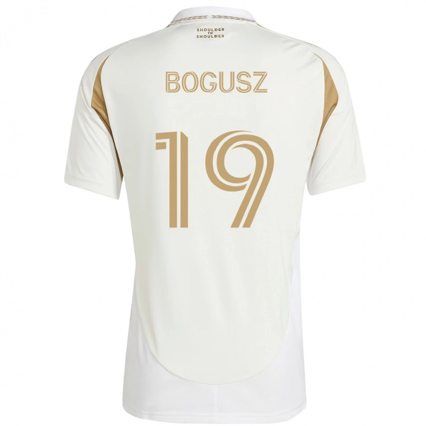 Danxen Mænd Mateusz Bogusz #19 Sort Brun Udebane Spillertrøjer 2025/26 Trøje T-Shirt