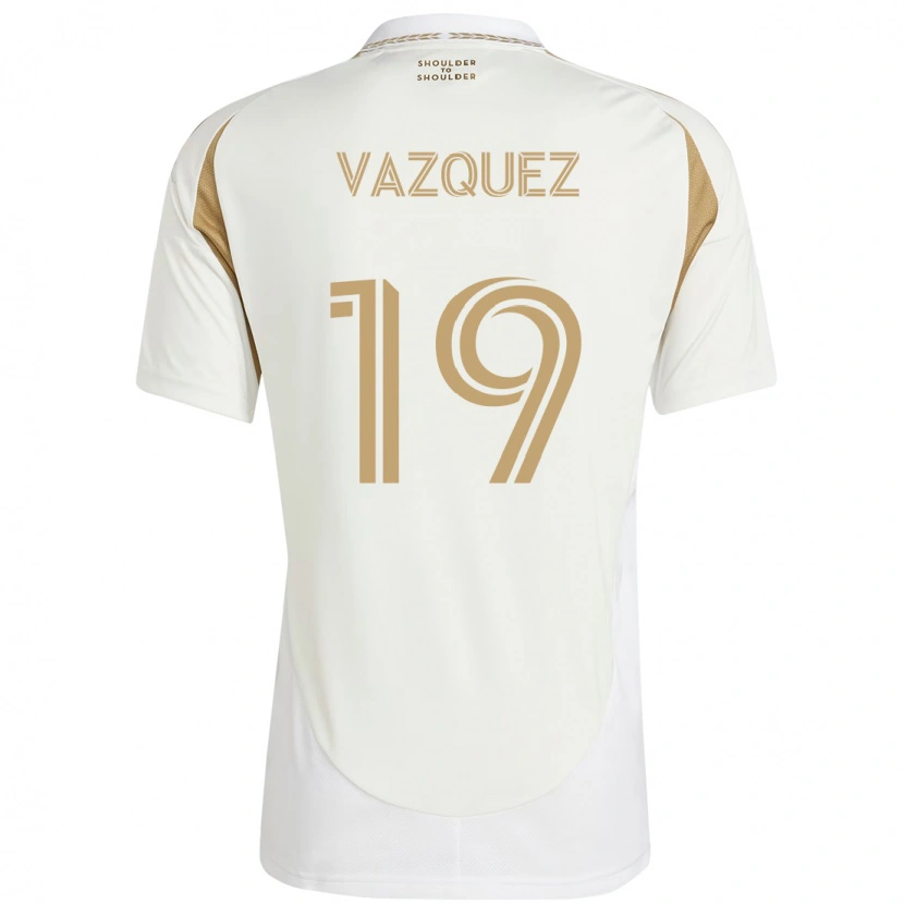Danxen Mænd Favian Vazquez #19 Sort Brun Udebane Spillertrøjer 2025/26 Trøje T-Shirt