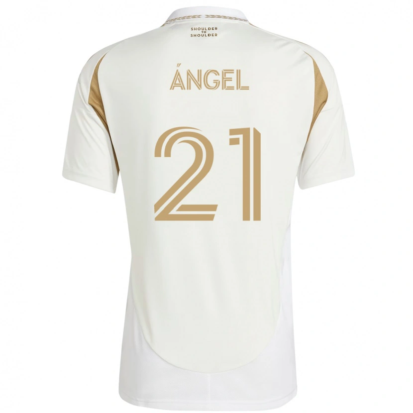 Danxen Mænd Tomás Ángel #21 Sort Brun Udebane Spillertrøjer 2025/26 Trøje T-Shirt