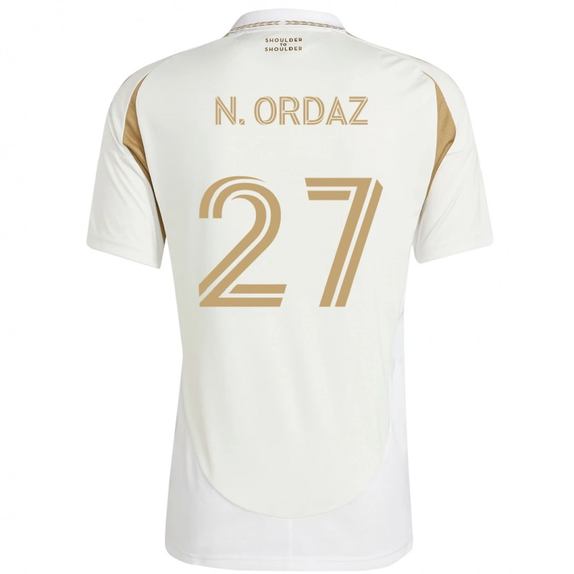 Danxen Mænd Nathan Ordaz #27 Sort Brun Udebane Spillertrøjer 2025/26 Trøje T-Shirt
