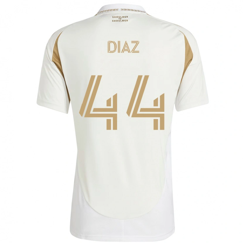 Danxen Mænd Christian Díaz #44 Sort Brun Udebane Spillertrøjer 2025/26 Trøje T-Shirt