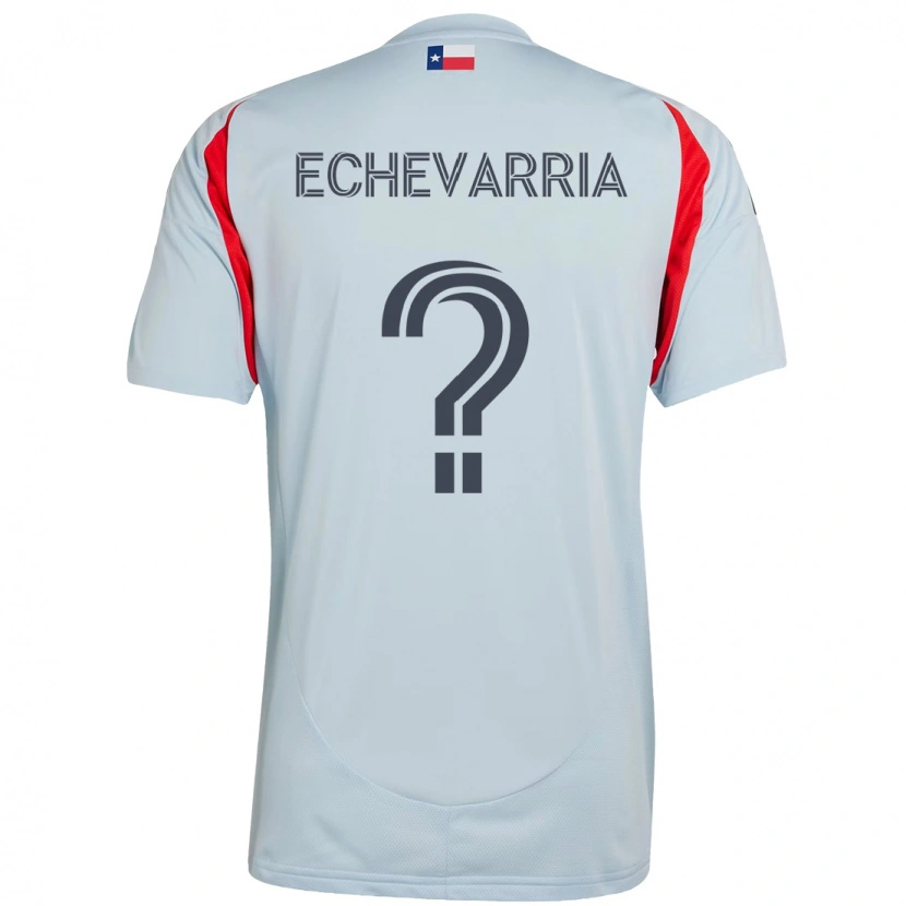 Danxen Mænd Diego Echevarria #0 Rød Marineblå Udebane Spillertrøjer 2025/26 Trøje T-Shirt