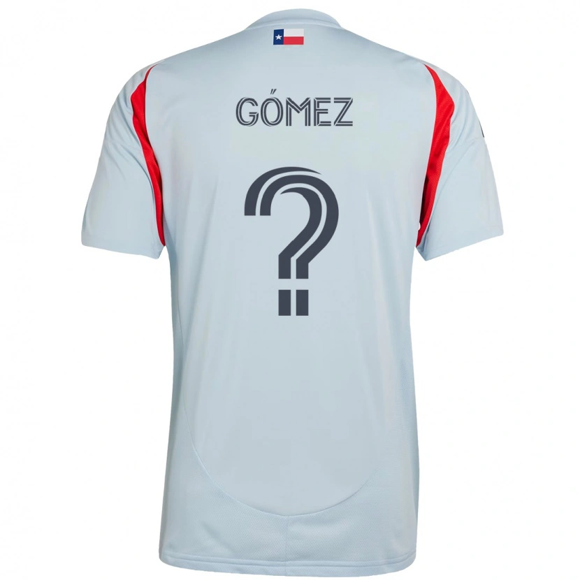 Danxen Mænd Xavier Gómez #0 Rød Marineblå Udebane Spillertrøjer 2025/26 Trøje T-Shirt