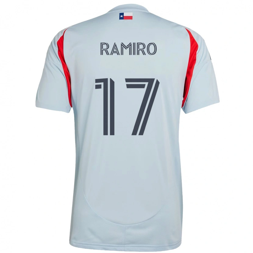 Danxen Mænd Ramiro #17 Rød Marineblå Udebane Spillertrøjer 2025/26 Trøje T-Shirt