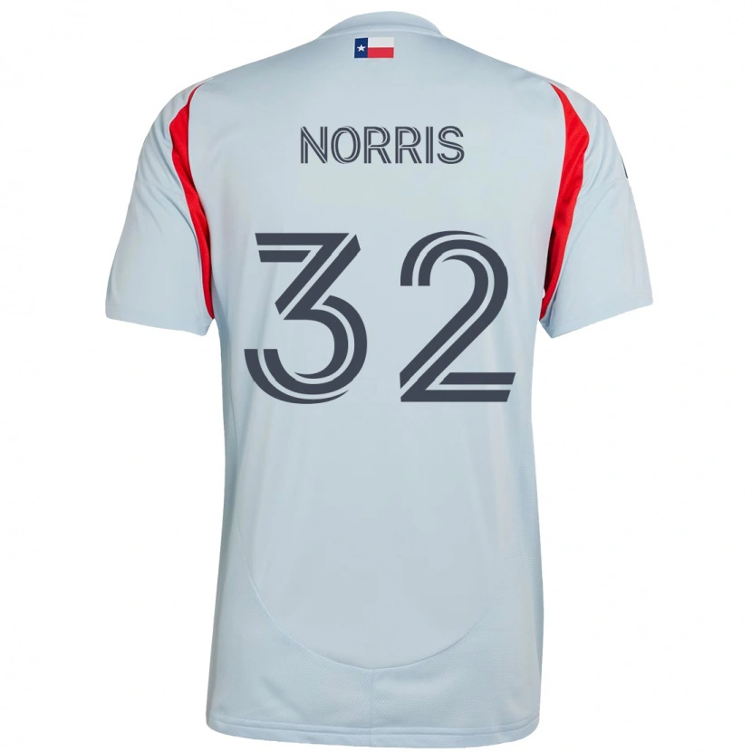 Danxen Mænd Nolan Norris #32 Rød Marineblå Udebane Spillertrøjer 2025/26 Trøje T-Shirt