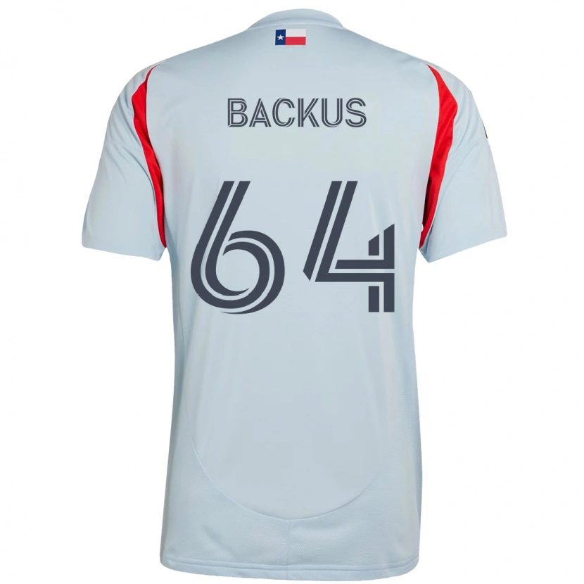 Danxen Mænd Braeden Backus #64 Rød Marineblå Udebane Spillertrøjer 2025/26 Trøje T-Shirt