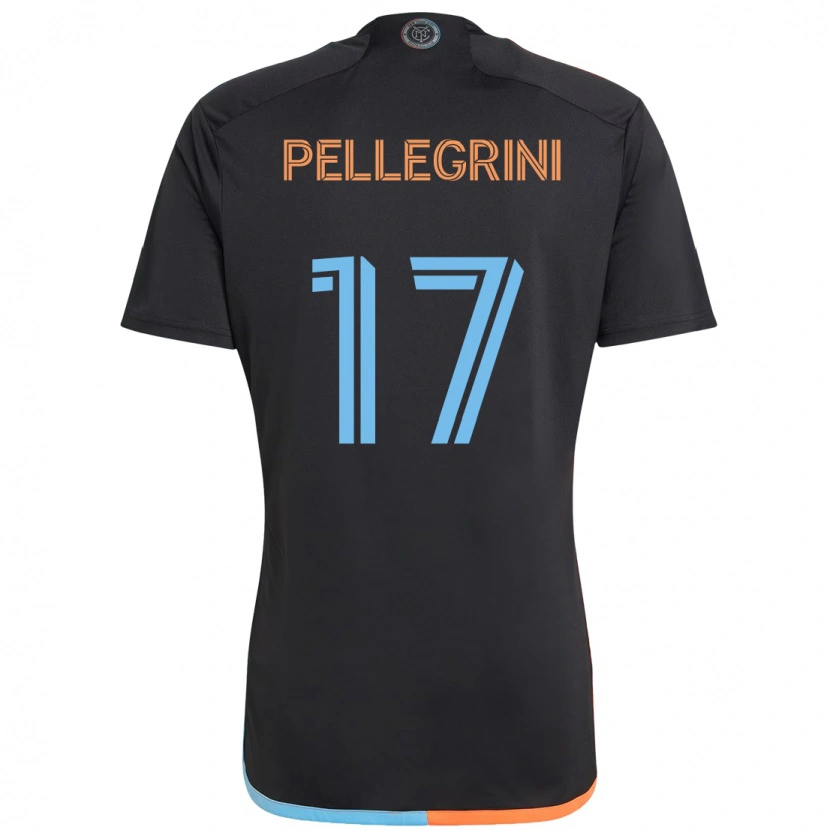 Danxen Mænd Matías Pellegrini #17 Lyseblå Udebane Spillertrøjer 2025/26 Trøje T-Shirt