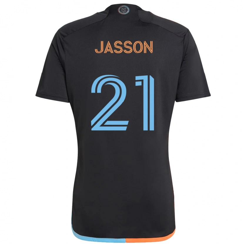 Danxen Mænd Andres Jasson #21 Lyseblå Udebane Spillertrøjer 2025/26 Trøje T-Shirt