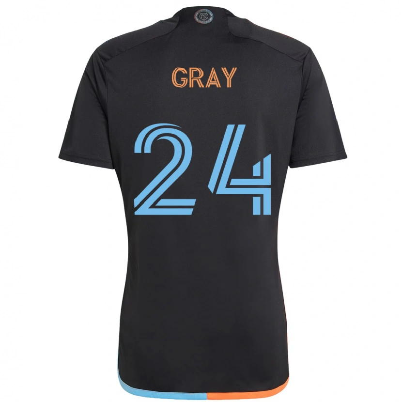 Danxen Mænd Tayvon Gray #24 Lyseblå Udebane Spillertrøjer 2025/26 Trøje T-Shirt