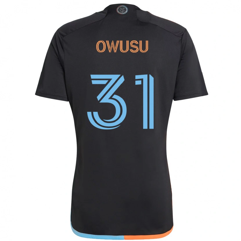 Danxen Mænd Samuel Owusu #31 Lyseblå Udebane Spillertrøjer 2025/26 Trøje T-Shirt