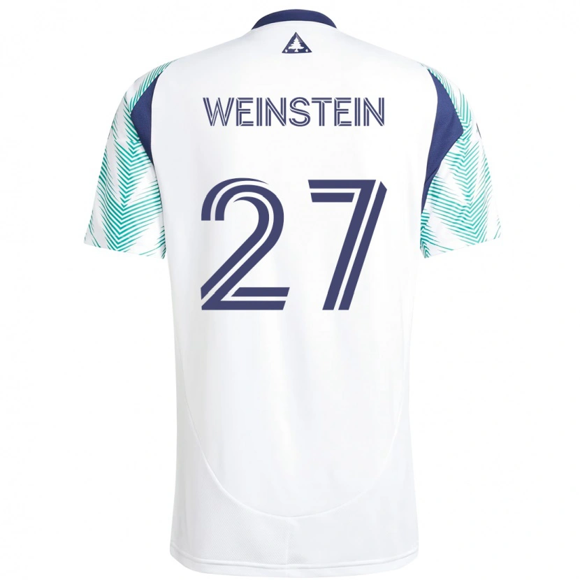 Danxen Mænd Max Weinstein #27 Blå Rød Udebane Spillertrøjer 2025/26 Trøje T-Shirt