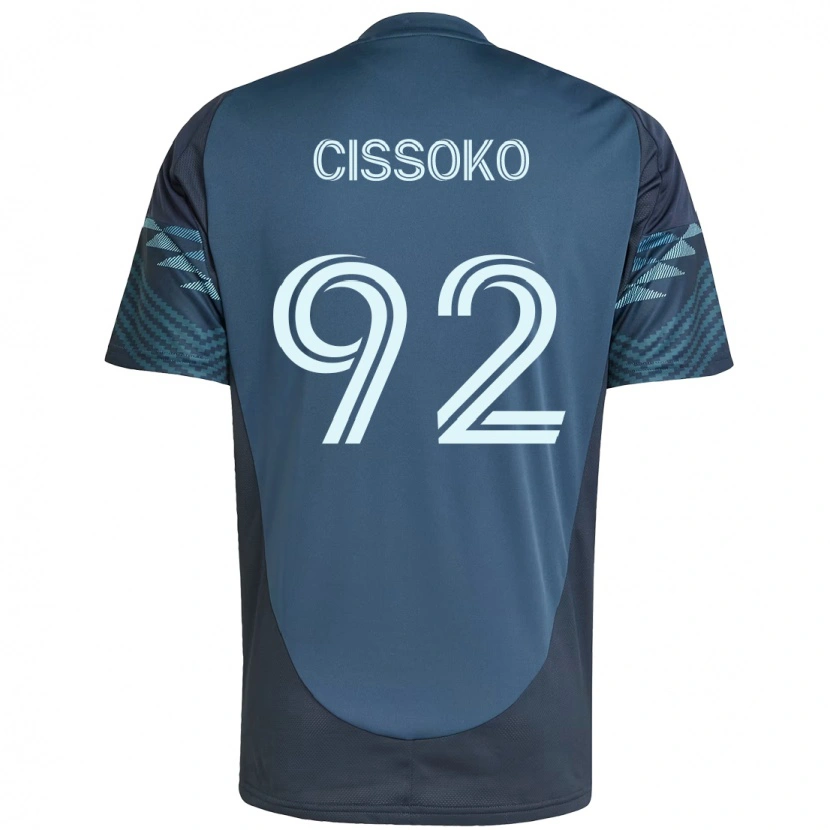 Danxen Mænd Abdoulaye Cissoko #92 Grøn Hvid Udebane Spillertrøjer 2025/26 Trøje T-Shirt
