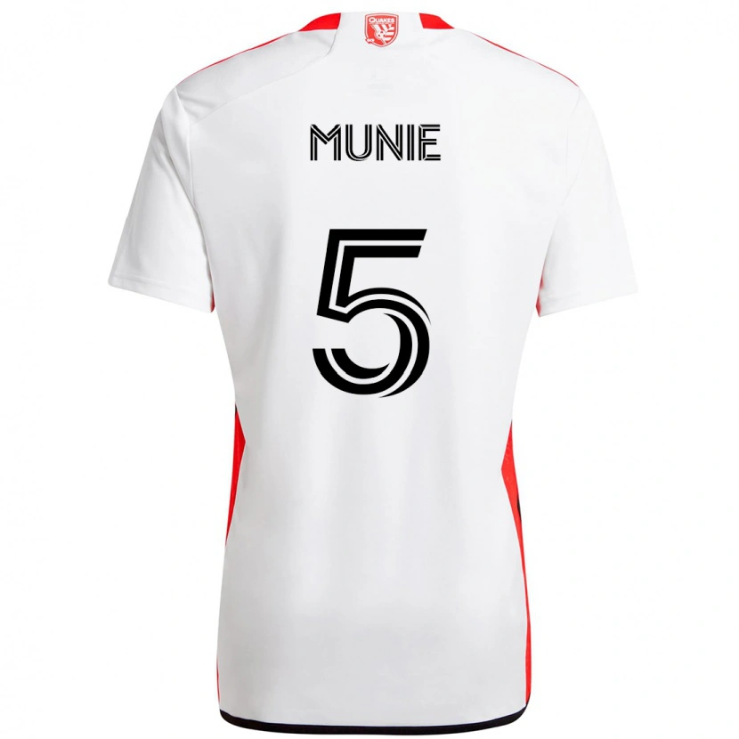 Danxen Mænd Daniel Munie #5 Sort Mørkeblå Udebane Spillertrøjer 2025/26 Trøje T-Shirt