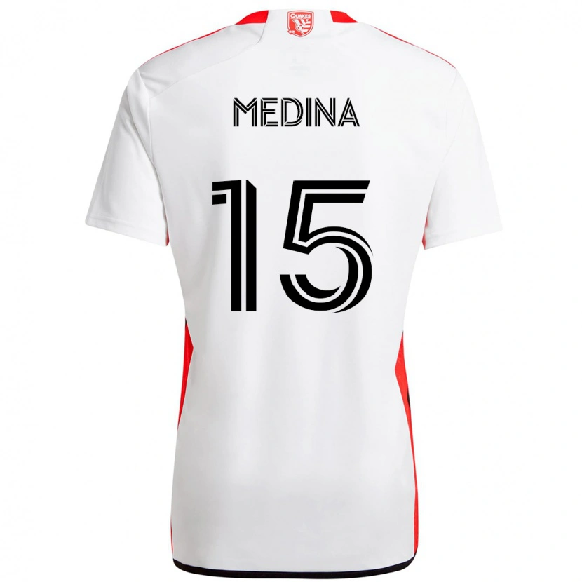 Danxen Mænd Cruz Medina #15 Sort Mørkeblå Udebane Spillertrøjer 2025/26 Trøje T-Shirt