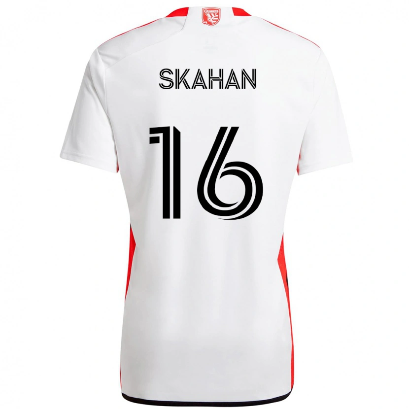 Danxen Mænd Jack Skahan #16 Sort Mørkeblå Udebane Spillertrøjer 2025/26 Trøje T-Shirt