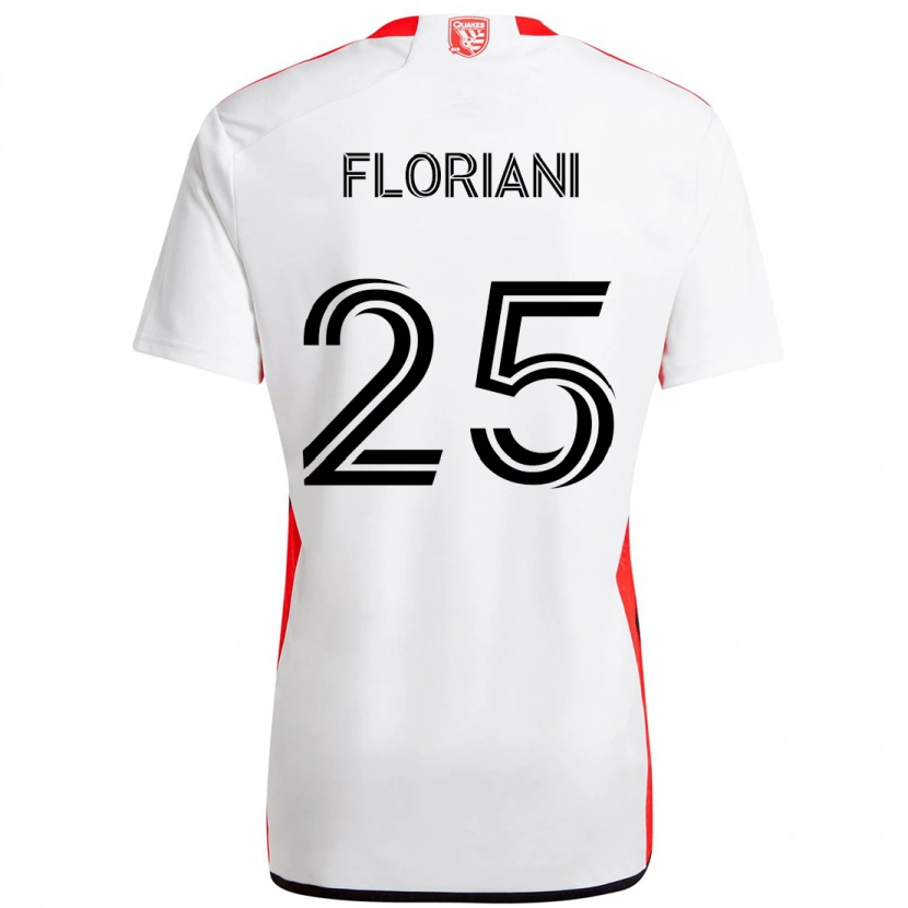 Danxen Mænd Max Floriani #25 Sort Mørkeblå Udebane Spillertrøjer 2025/26 Trøje T-Shirt