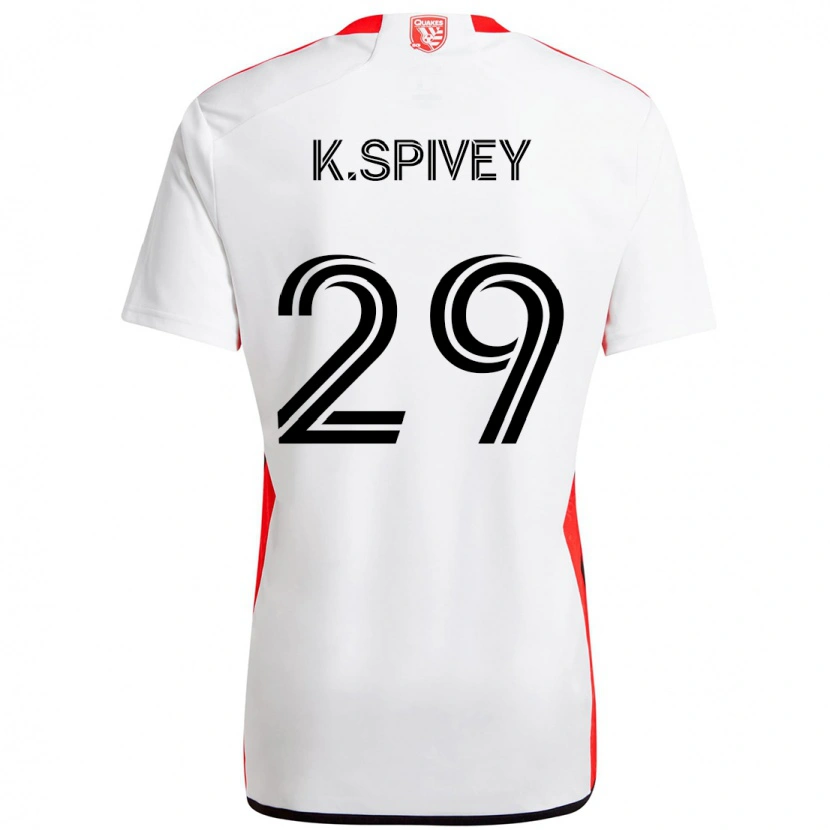 Danxen Mænd Kaedren Spivey #29 Sort Mørkeblå Udebane Spillertrøjer 2025/26 Trøje T-Shirt